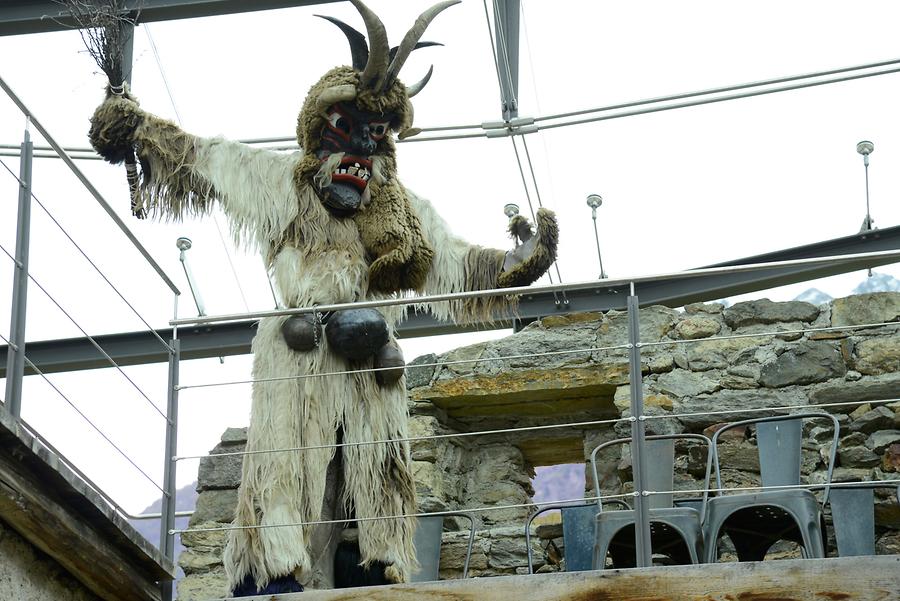 Juval Castle - 'Krampus', an Anthropomorphic Figure, Half Goat, Half Demon