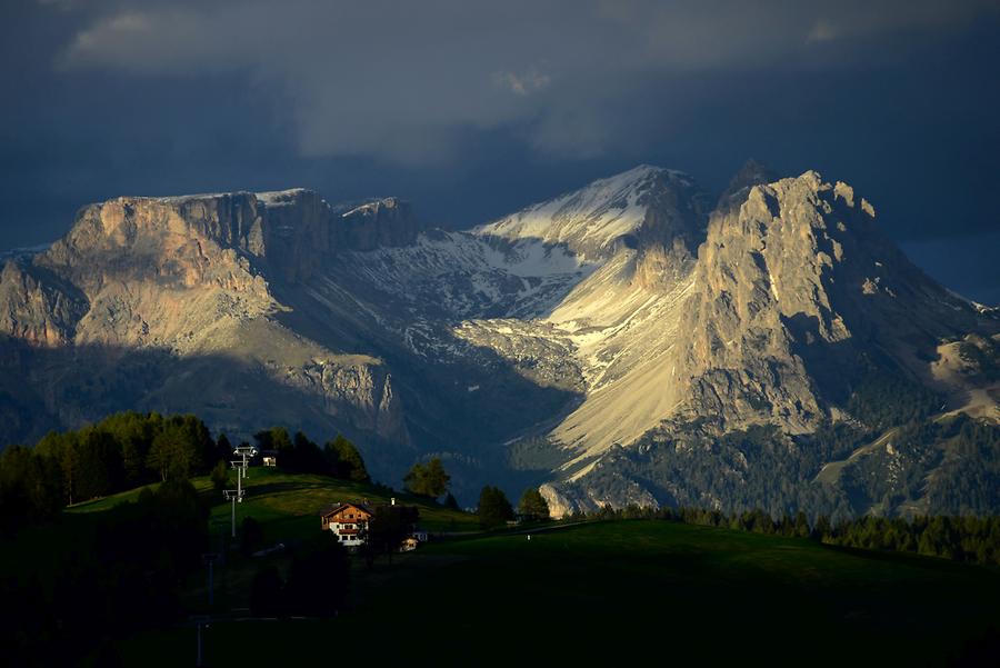 Seiser Alm - Langkofel and Plattkofel