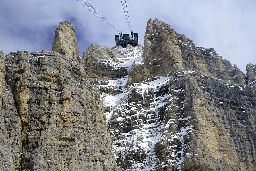 Sass Pordoi - Cable Car