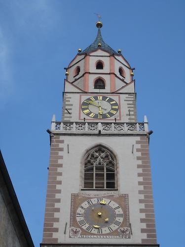 Meran St Nicholas Church Church Clocks South Tyrol Geography Meran St Nicholas Church Church Clocks South Tyrol Geography