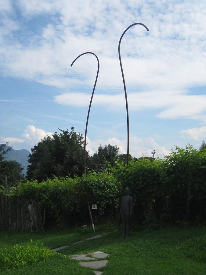 Tscherms - Kränzelhof; 7 Gardens, Entrance to the Labyrinth Garden