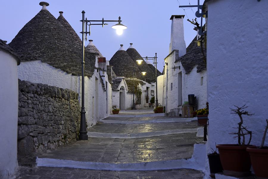 Alberobello - Rione Monti at Sunset