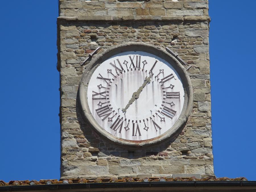 Fiesole - Cathedral; Church Clock