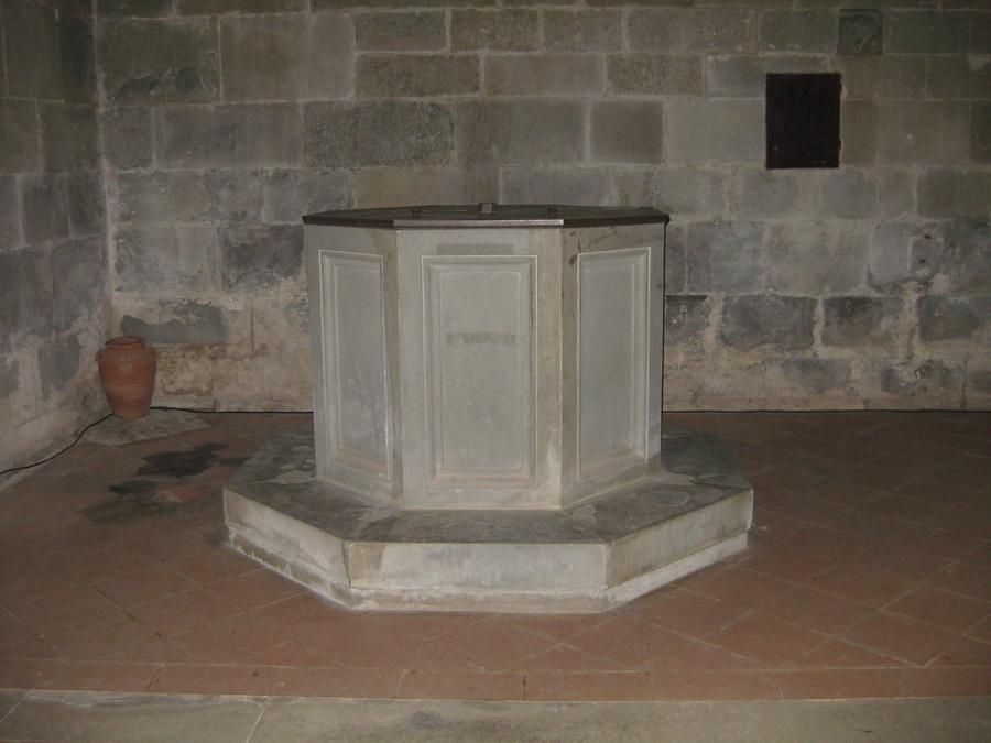 Gropina Loro Ciuffenna - Pieve of Saint Peter’s; Baptismal Font