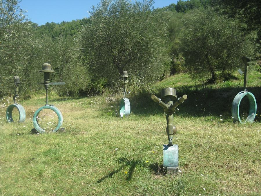 Il Giardino di Daniel Spoerri - 'Die Spieler', Daniel Spoerri 1985