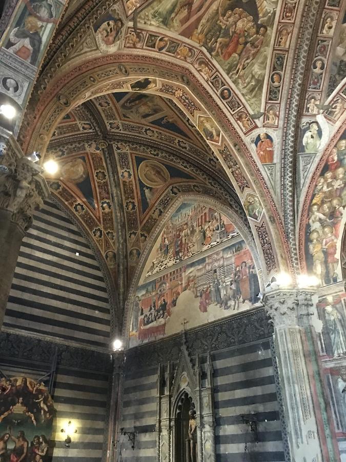 Siena - Cathedral; Baptistry of San Giovanni