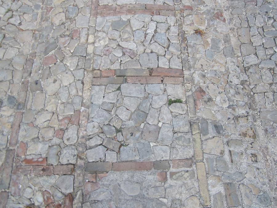 Cobblestones in Spello