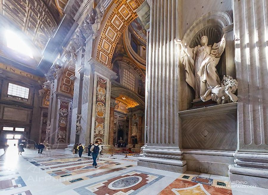 Interior of St Peters Basilica