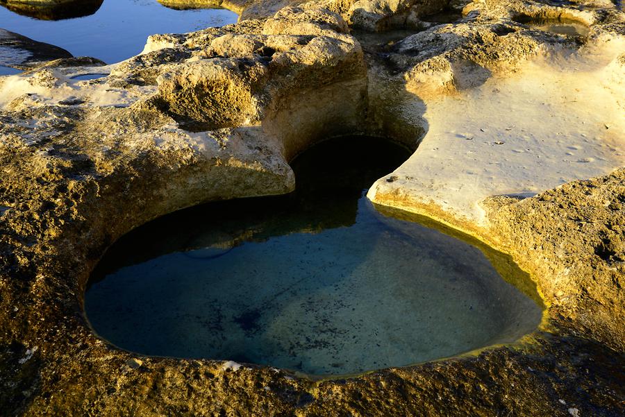 St. Peter's Pool - Coast; Sunset