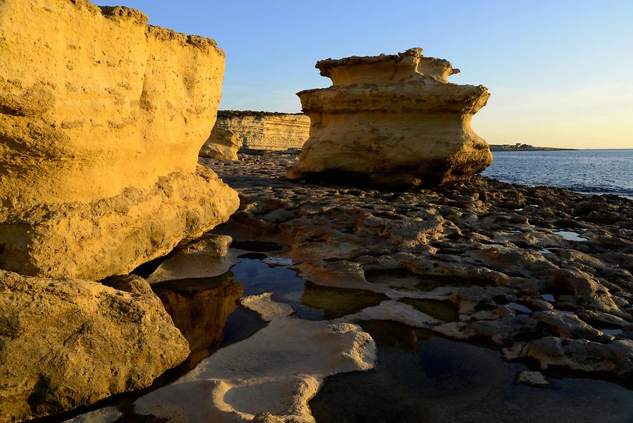 St. Peter's Pool - Coast; Sunset