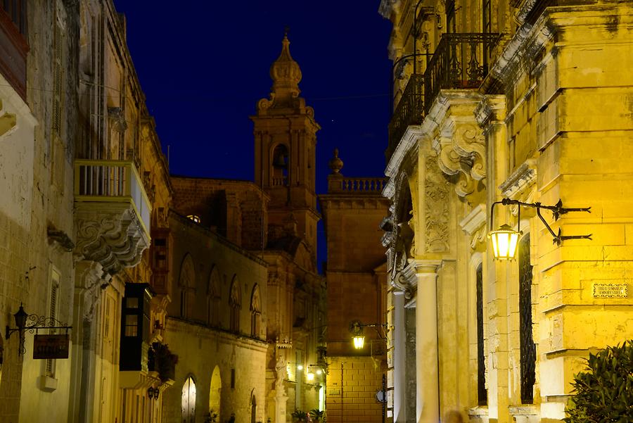 Mdina - Old Town at Night