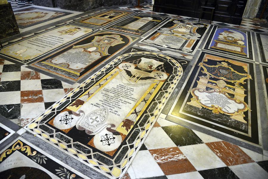 Mdina Cathedral & Museum - Grave Slabs
