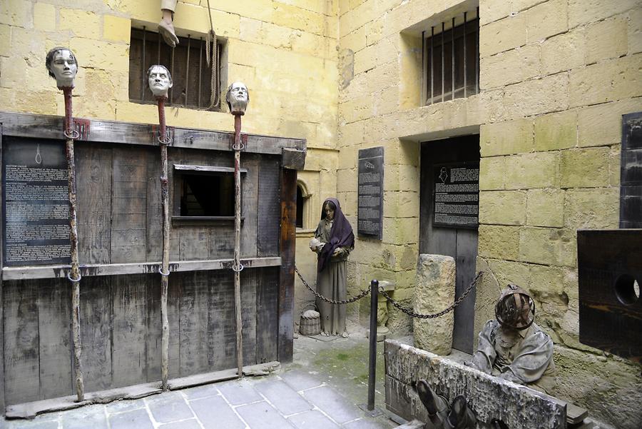 The Mdina Dungeons Museum - Forms of Penalties