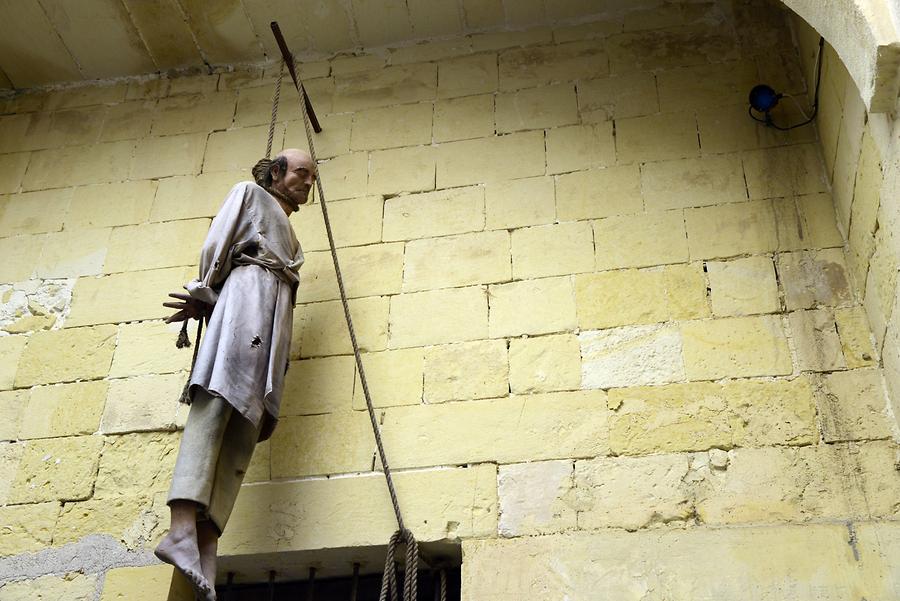 The Mdina Dungeons Museum - Forms of Penalties