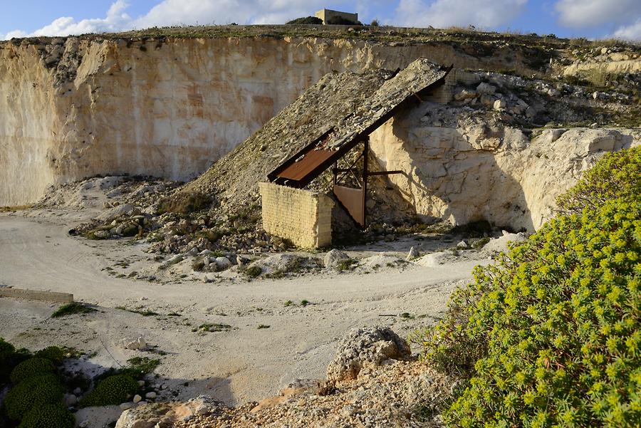 Limestone Quarry near Ghar Lapsi