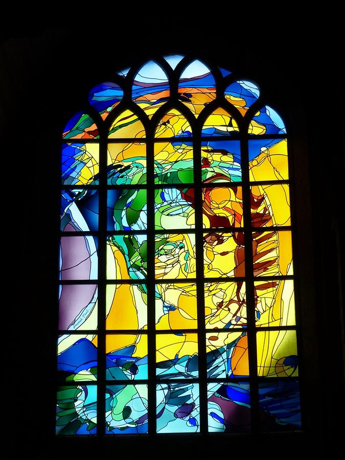 Delft - Nieuwe Kerk; Modern Stained-glass Window