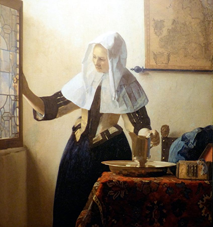 Delft - Vermeer Centre; 'Woman with a Water Jug' | Netherlands (2 ...