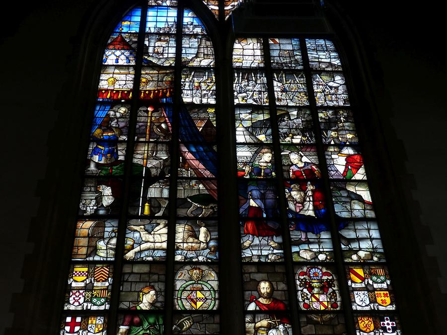 Gouda - Sint Janskerk; Judith and Holofernes