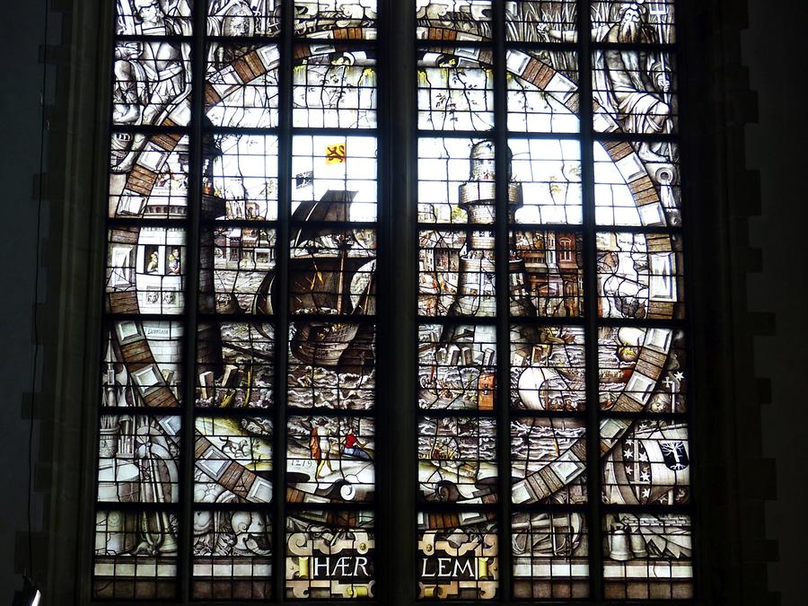 Gouda - Sint Janskerk; Stained-glass Window