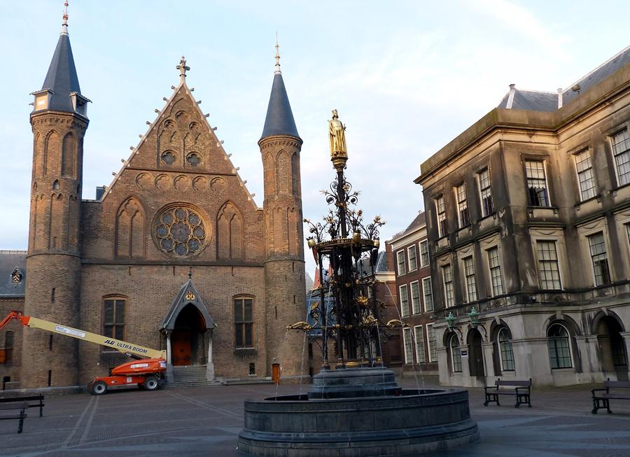 The Hague - Binnenhof with Knight's Hall from 1280