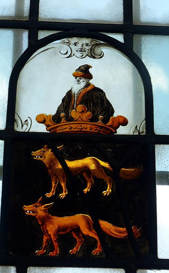 Haarlem - Frans Hals Museum; Stained-glass Window