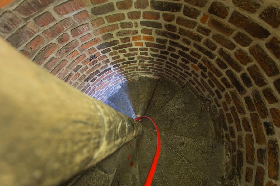 Viewpoint tower of the Garrison Church, Circular Stairs