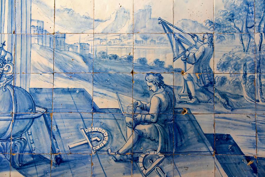 Évora - University; Auditorium, Azulejo