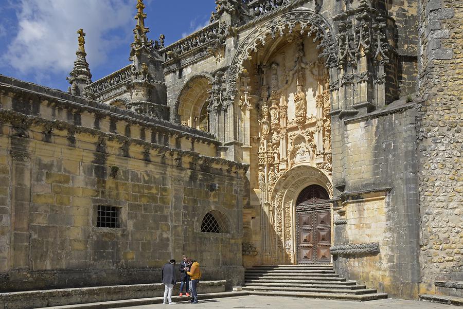 Tomar - Convent of Christ; Main Church, South Portal