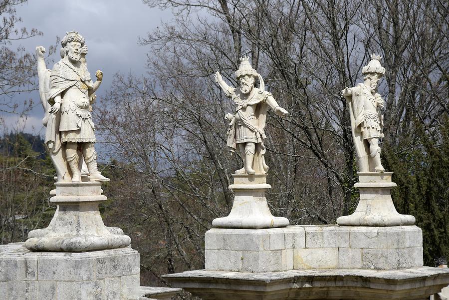 Lamego - Sanctuary of Our Lady of Remédios; Fountain, Detail