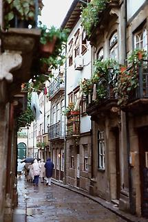 Narrow streets in Madeira