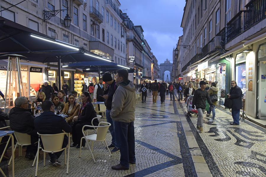 Baixa at Night