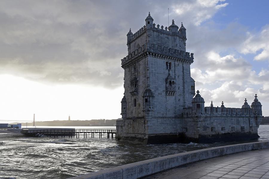 Belém Tower at Sunset