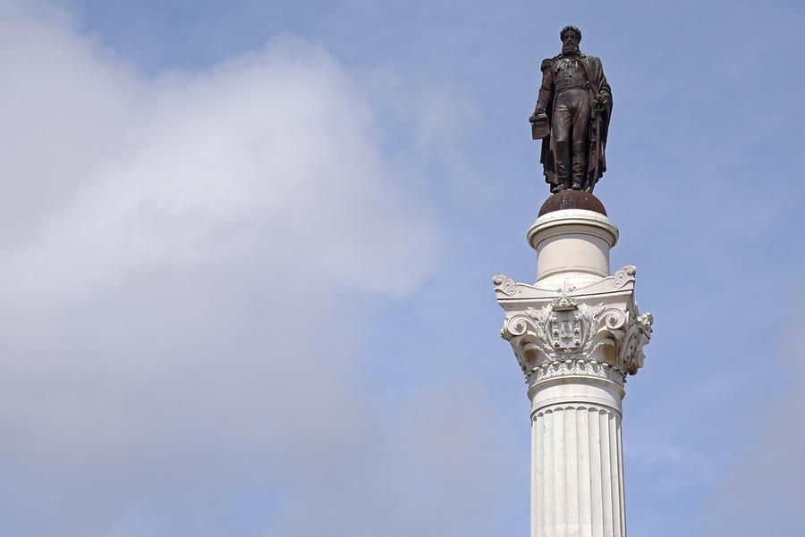 Rossio Square - Column of Pedro IV Rossio Square - Column of Pedro IV