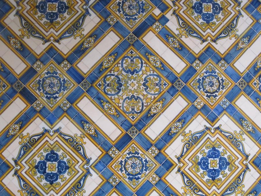 Funchal - Praca do Municipio Townhall - Azulejos