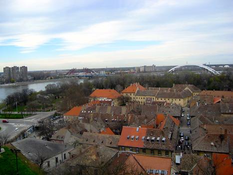 Old Petrovaradin town, seen from Fortress, Petrovaradin, Novi Sad, Serbia. 2015. Photo: Clara Schultes
