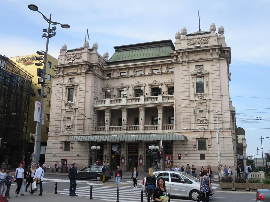 Belgrade - Trg Republike; National Theater