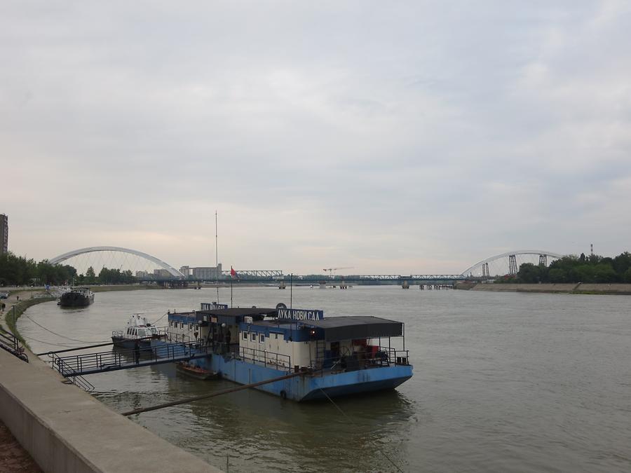 Novi Sad - Bridge across the Danube
