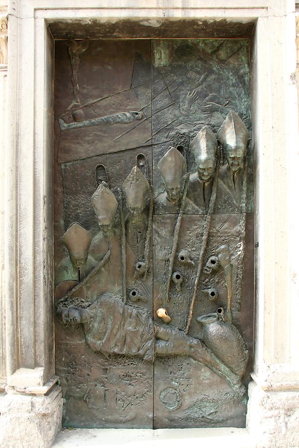 Ljubljana Cathedral - Side Entrance