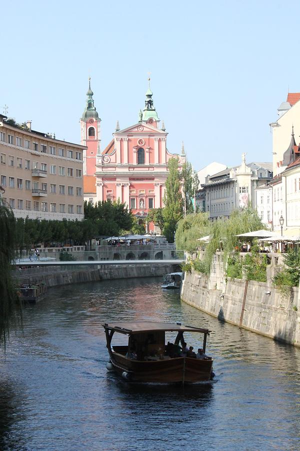 Ljubljanica and Franciscan Church