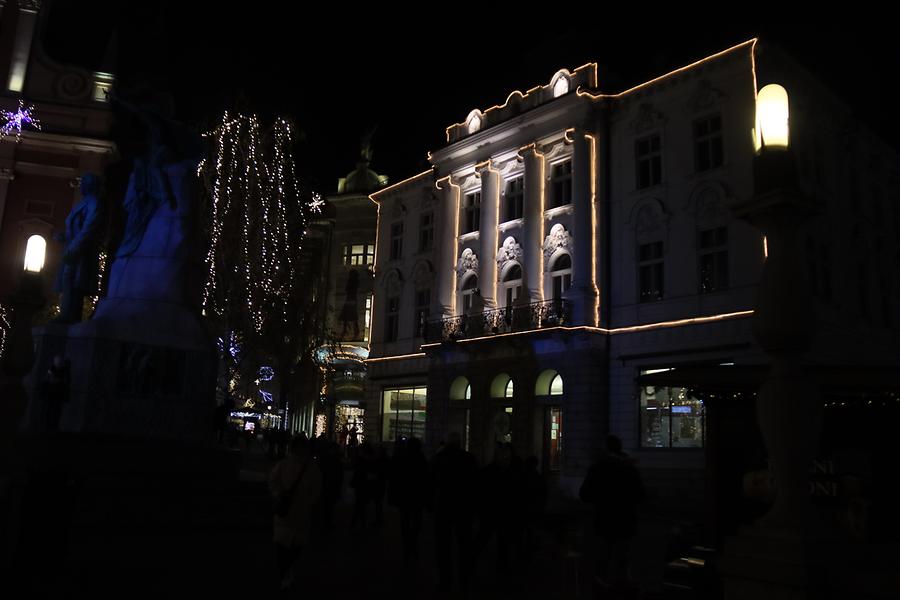 Prešeren Square at Night