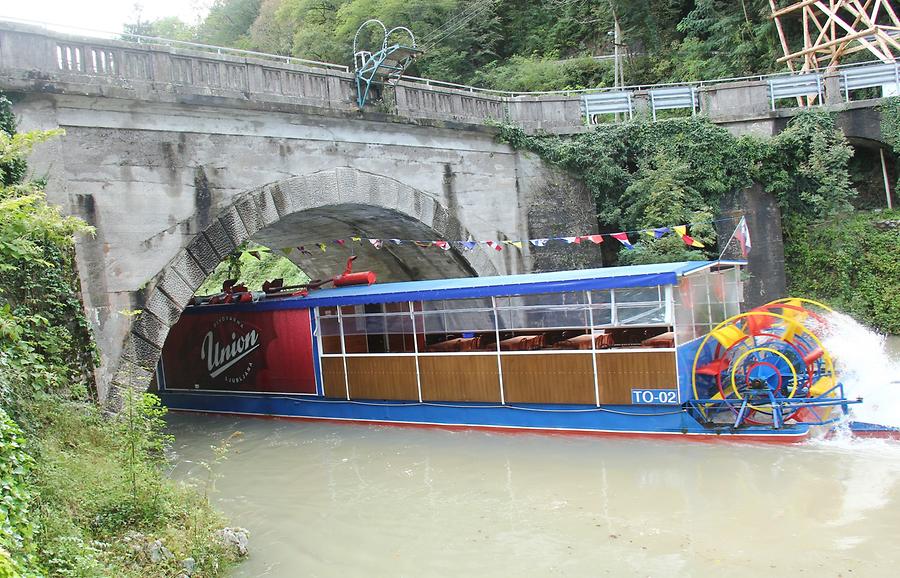 Most na Soči - Lake; Paddlewheeler