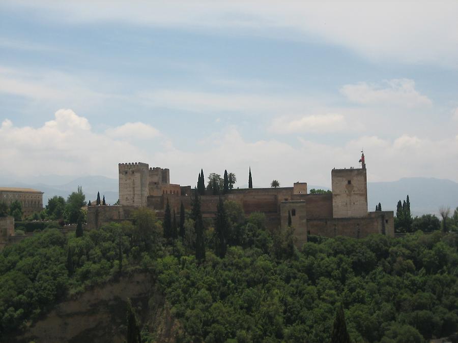 Granada - Alhambra - Blick von Albaicin