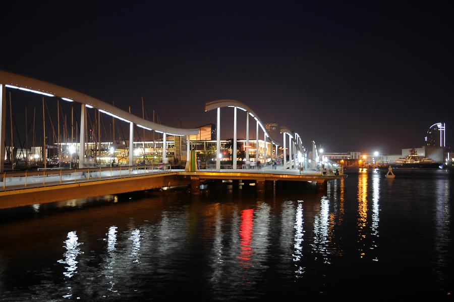 Rambla de Mar at Night