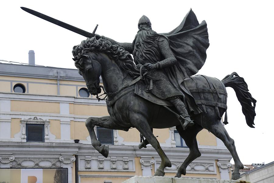 Burgos - Statue of El Cid
