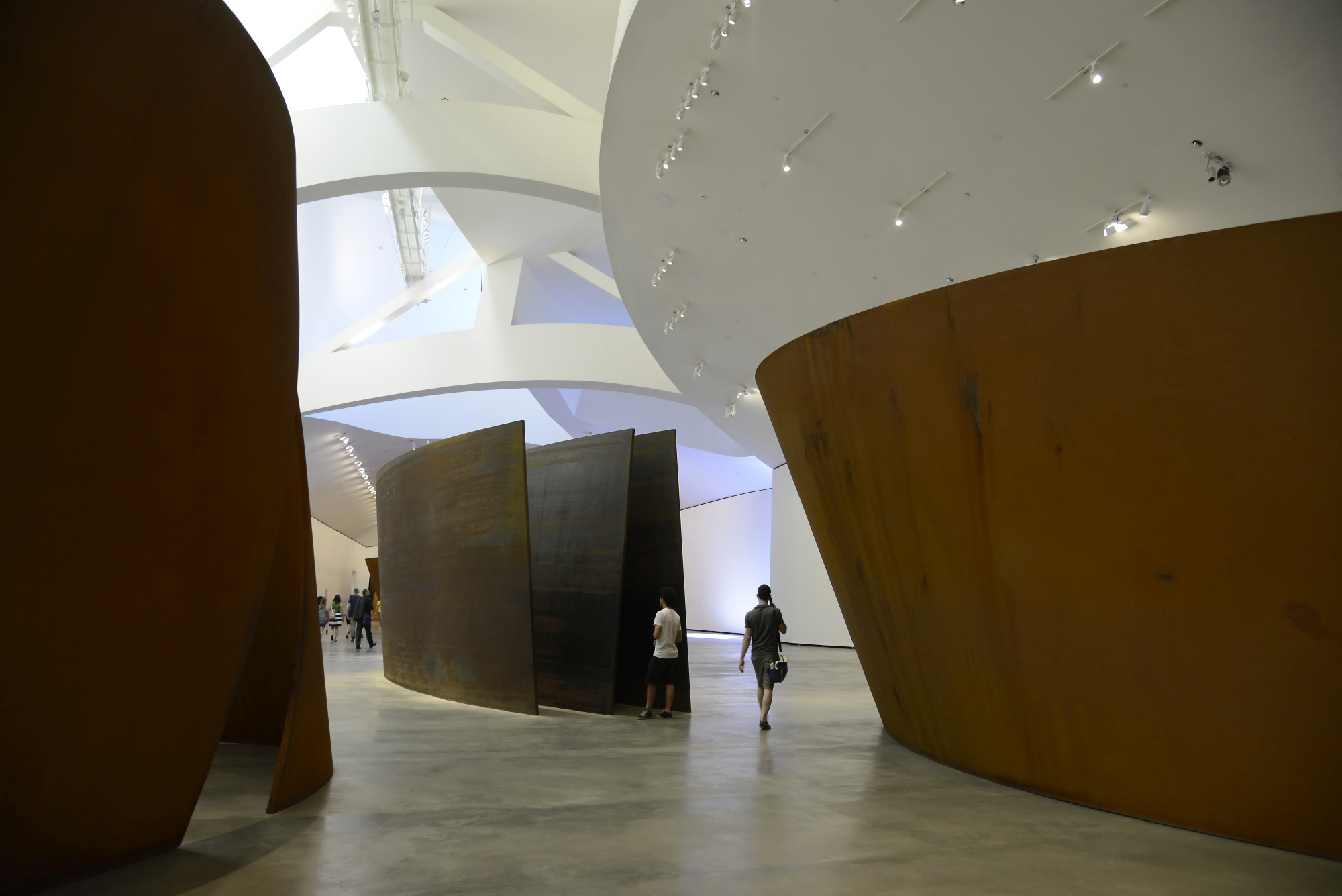 The Matter Of Time Guggenheim Museum Bilbao Geography Im