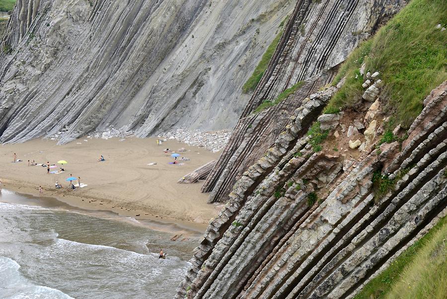 Flysch Rock Formation Zumaia