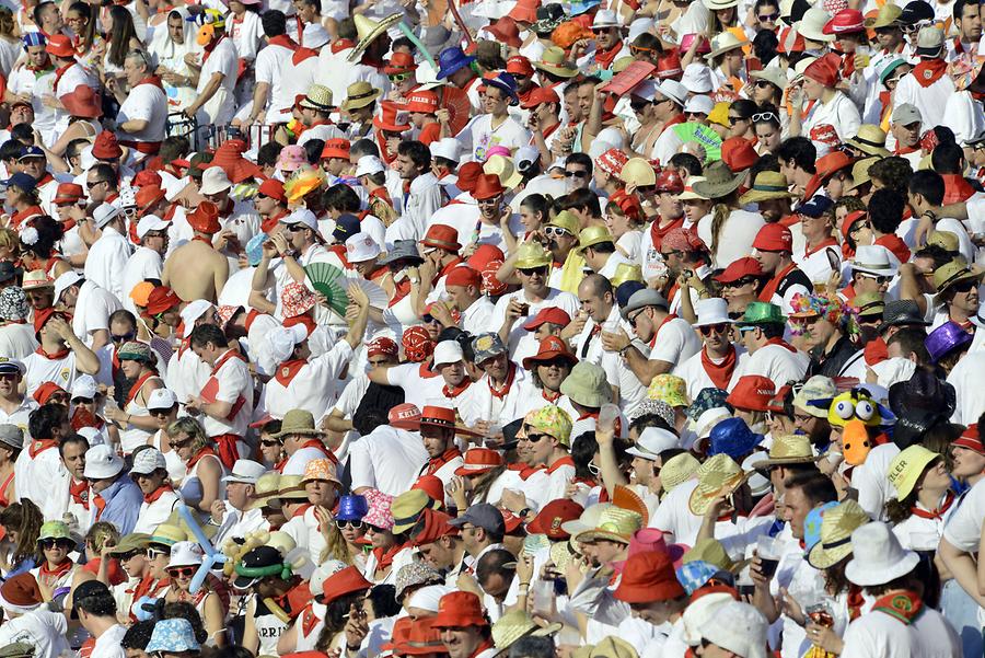 Spectator Bullfight Pamplona