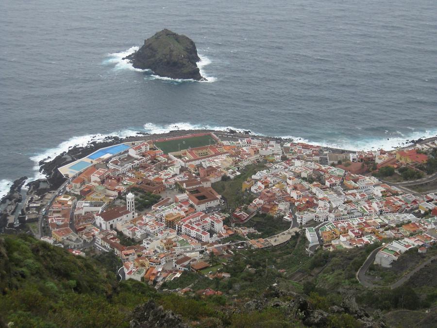 Garachico - Mirador El Lagarito - Blick auf Garachico & Roque de Garachico