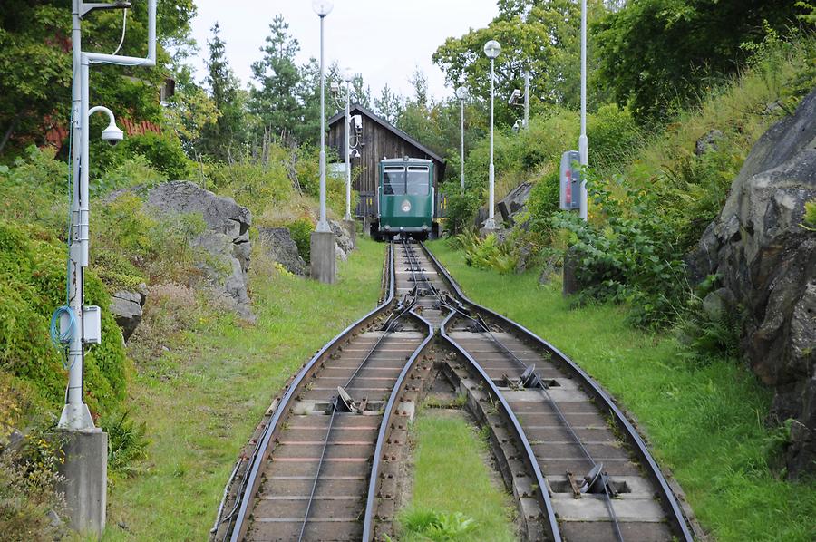 Cog railroad to Skansen