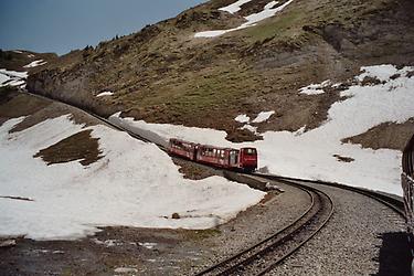 Going up Rothorn